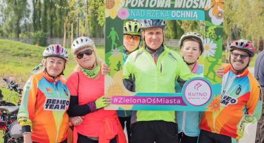 Piknik rowerowy nad Ochnią