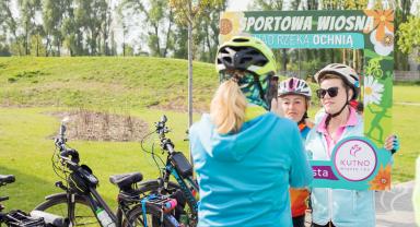 Piknik rowerowy nad Ochnią
