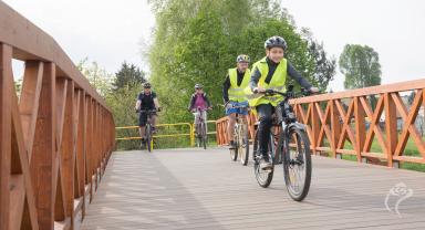 Piknik rowerowy nad Ochnią