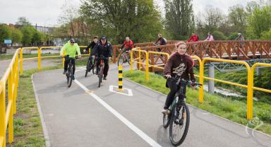 Piknik rowerowy nad Ochnią