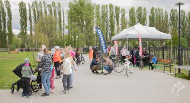 Piknik rowerowy nad Ochnią