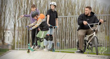 Warsztaty na skateparku i pumptracku