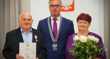 Jubileusz 50-lecia ślubu Państwa Dopierałów 15.06.2024