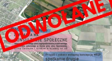 [ODWOŁANE] Konsultacje Społeczne w zakresie planowania przestrzennego 