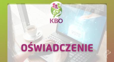 Plansza oświadczenie KBO