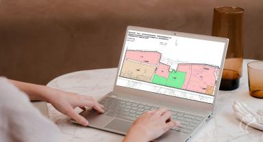 Projekt planu miejscowego na monitorze