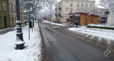 Odśnieżona droga