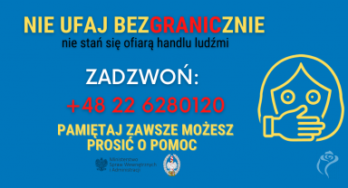 Nie stań się ofiarą handlu ludźmi