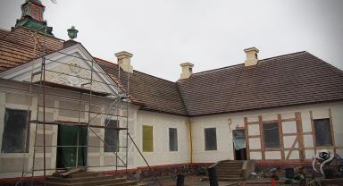 Pałac Saski podczas przebudowy