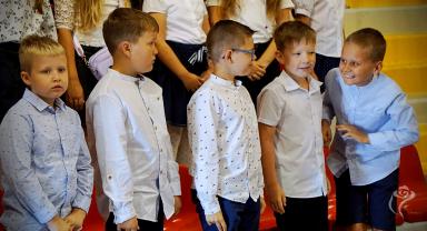 Chłopcy ze Szkoły Podstawowej nr 9