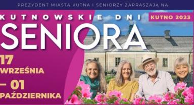 plakat z okazji Dnie Seniora