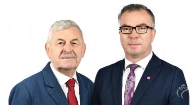 Zbigniew Burzyński i Mariusz SIkora